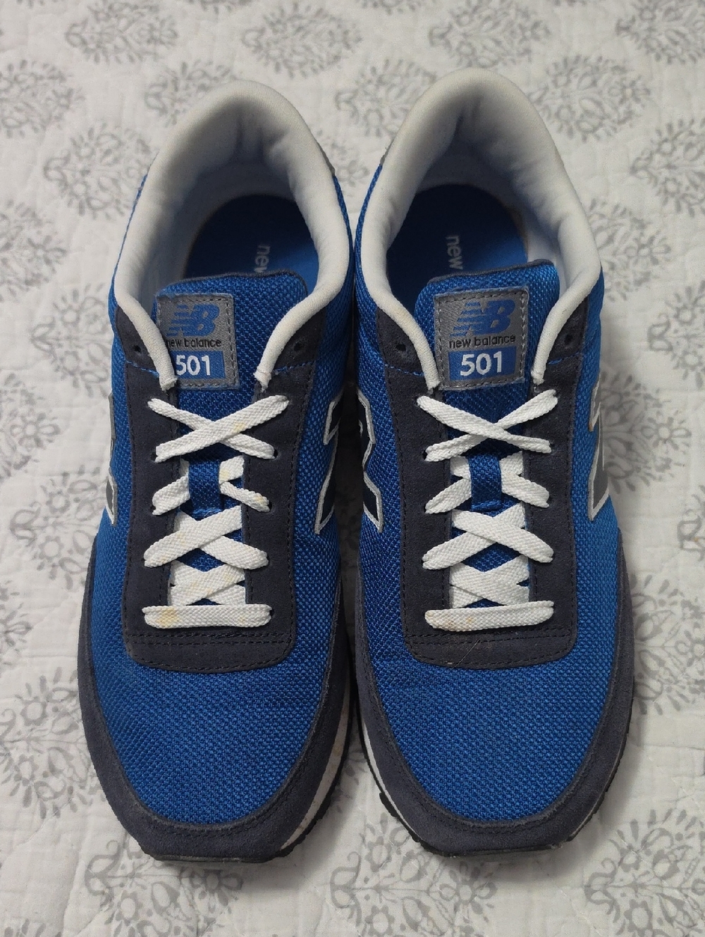 New Balance Blue and Navy 501 Men's Sneakers